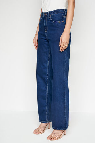 Dark Blue Solid Straight Bottom, Blue, image 2